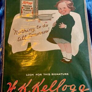 1910 Kellogg’s Corn Cereal Ad / Not A Reproduction